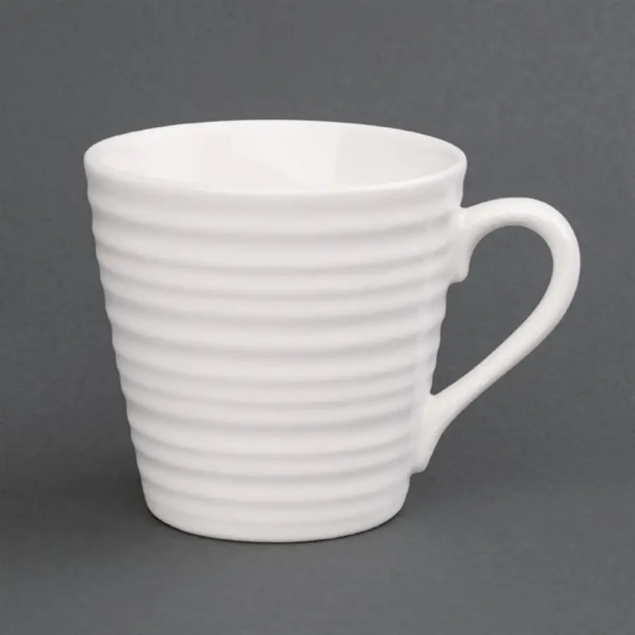 Cafe Aroma Tasse Weiß - | 230 ml 8 fl oz | (Kasten 6)