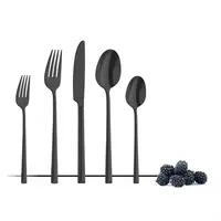 Amefa metropole dessert knife | black | (12 pieces)