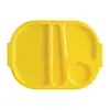 Olympia  Kristallon bowls Small Polycarbonate Compartment | Yellow 322mm