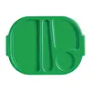 Kristallon trays with compartments | 32.2x23.6cm green | (10 pieces)