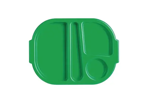  Olympia Plateaux Kristallon avec compartiments | 32,2x23,6cm vert | (10 pièces) 