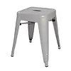 Bolero  tabouret bas de bistrot en acier | (4 pièces)