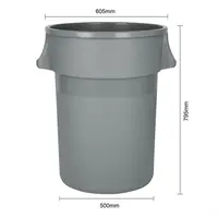 Jantex heavy round container | 160ltr