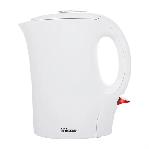  HorecaTraders Bouilloire en plastique blanc Tristar | 1100w | 1Ltr 