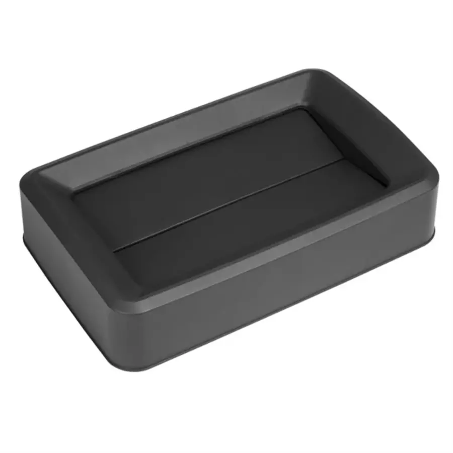 Jantex Deckel für schmale Mülltonnen 60/80 Liter | Schwarz