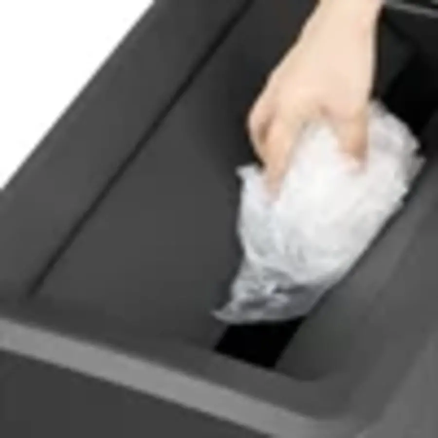 Couvercle Jantex pour poubelles étroites 60/80 litres | Noir