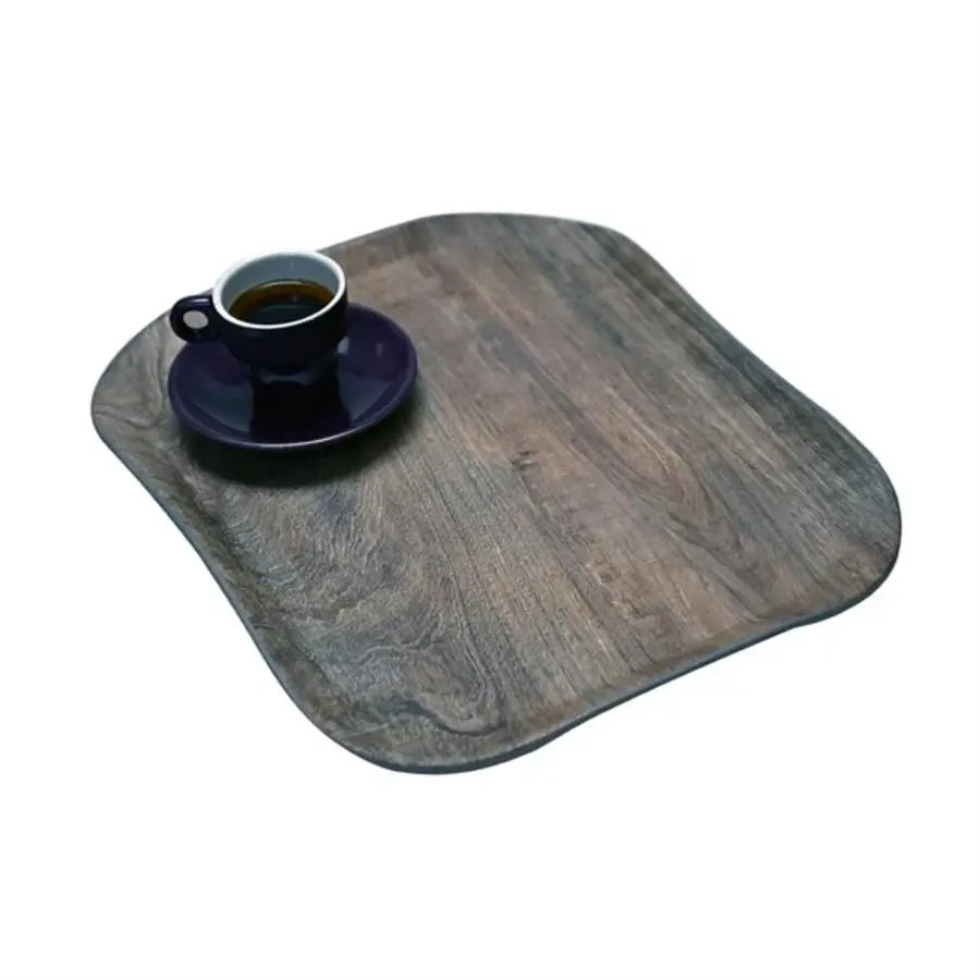 Versa tray | 26x32cm rectangular rustic decor light olive