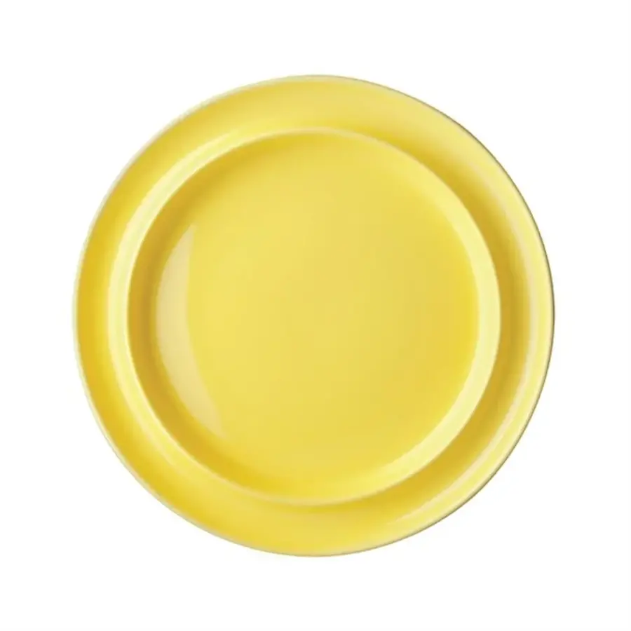 Heritage plates | Yellow | 253 mm | (4 pieces)