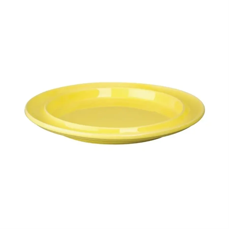 Heritage plates | Yellow | 253 mm | (4 pieces)