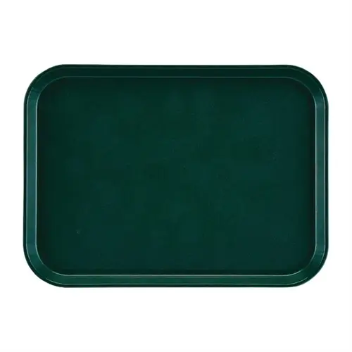  Cambro Plateau rectangulaire antidérapant en fibre de verre Cambro Epictread | Vert | 415 mm 