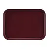 Cambro Plateau rectangulaire antidérapant en fibre de verre Cambro Epictread | bordeaux | 415 mm