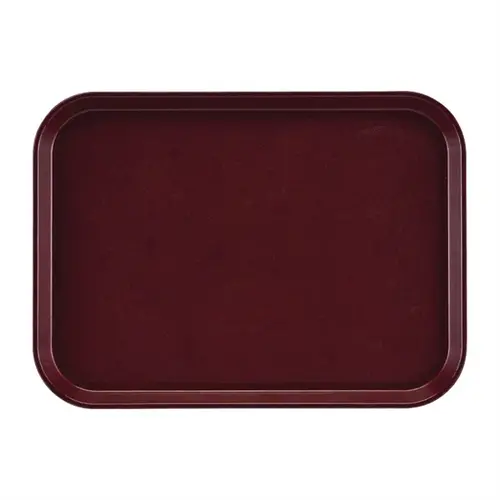  Cambro Plateau rectangulaire antidérapant en fibre de verre Cambro Epictread | bordeaux | 415 mm 