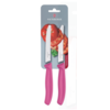 Victorinox  Couteau à tomates/utilitaire dentelé 2 pièces 11 cm - rose | acier inoxydable | 21,9(l)cm