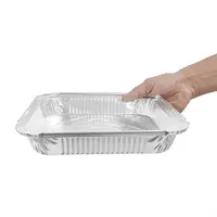 Recycelbare flache Folienbehälter | 1580 ml | (200 Stück)