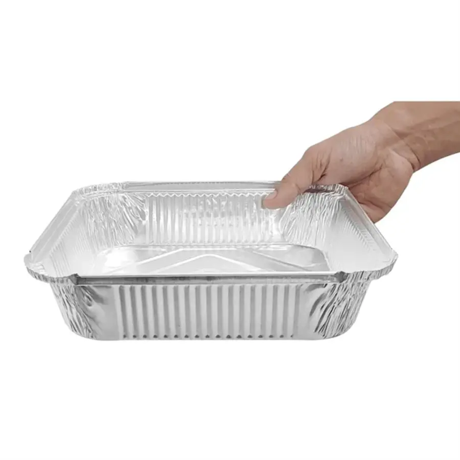 Recyclable deep foil containers | 2100 ml | (200 pieces)