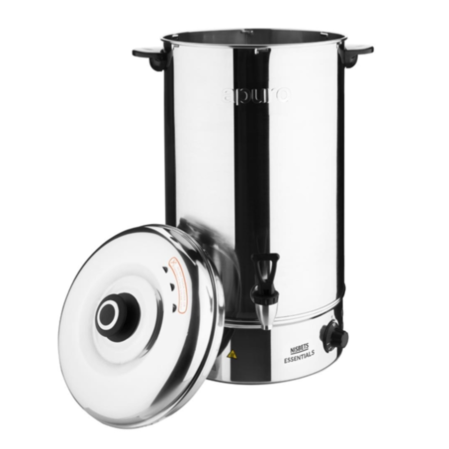 Bouilloire à remplissage manuel Essentials | 20L | acier inoxydable | 53,5 x 38 cm