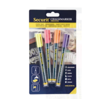 Flüssigkreidemarker Tropical mit 1-2mm | 4 Stück | 8,5 (H) x 13 (B) x 36 (T) cm
