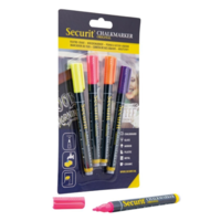 Marqueur à craie liquide tropical avec 1-2 mm | 4 pièces | 8,5 (h) x 13 (l) x 36 (p) cm