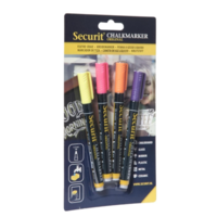 Flüssigkreidemarker Tropical mit 1-2mm | 4 Stück | 8,5 (H) x 13 (B) x 36 (T) cm