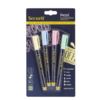 Securit  Liquid pastel chalk marker with 1-2mm | 4 pieces | 8.5(h) x 13(w) x 36(d)cm