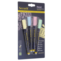 Liquid pastel chalk marker with 1-2mm | 4 pieces | 8.5(h) x 13(w) x 36(d)cm