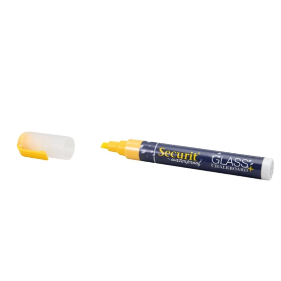 Waterproof chalk marker | Glass + Chalkboard | Yellow | Liquid chalk