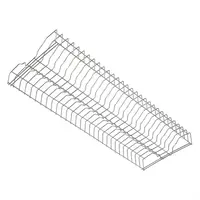 Égouttoir à vaisselle | acier inoxydable | 8 x 32 x 91,5 cm