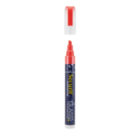 Waterproof chalk marker with 2-6mm nib | Glass + Chalkboard | Red | Liquid chalk