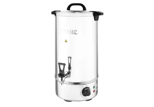  HorecaTraders Bouilloire à économie d'énergie - Remplissage manuel | 10L | Acier inoxydable et plastique | 53,8 (h) x 33 (l) cm 