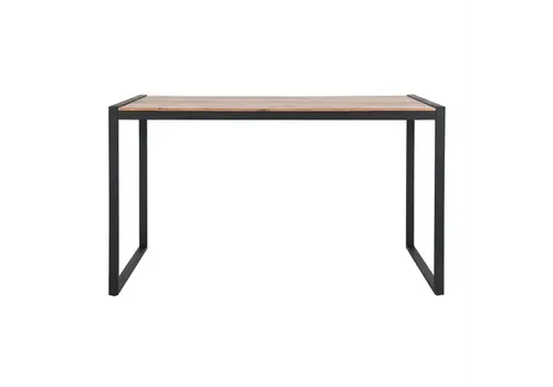  Bolero Table de bar industrielle en acier et acacia | 1800x900 mm 