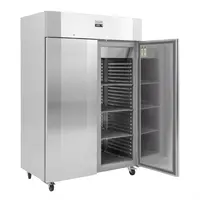 Polar u-series energy efficient upright freezer with double door | 1400L | 215x 140 x 81 cm