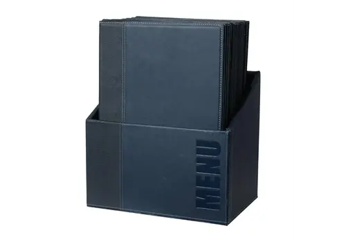  Securit Securit menu covers and storage box a4 | Blue | 34 x 25.4 x 0.5 cm | (20 pieces) 