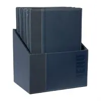 protège-menus et boîte de rangement a4 | Bleu | 34 x 25,4 x 0,5 cm | (20 pièces)