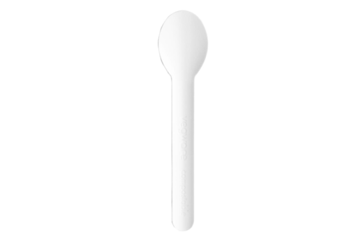  HorecaTraders kompostierbarer Papierlöffel | 1000 Stück | 3,5 (b) cm 
