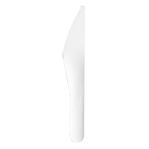  HorecaTraders compostable paper knife | 1000 pieces | 2.6(w)cm 