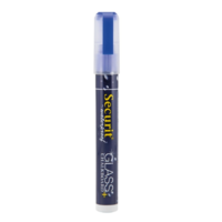 Wasserfester Kreidemarker mit 2–6 mm Spitze | Glas + Tafel | Blau | Flüssigkreide