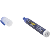 Wasserfester Kreidemarker mit 2–6 mm Spitze | Glas + Tafel | Blau | Flüssigkreide