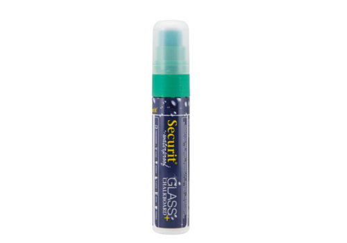  Securit Waterproof chalk marker with 7-15mm nib | Glass + Chalkboard | Green | Liquid chalk 