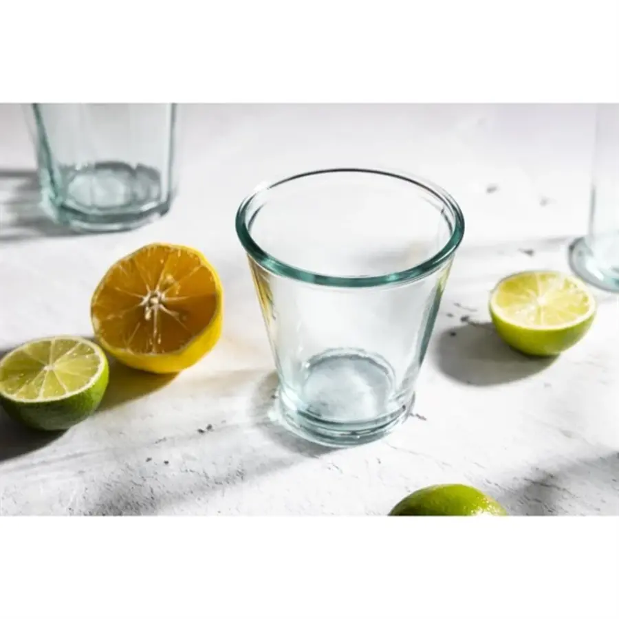 Recycled Glass Conical Cups | 220 ml | (Pack of 6)