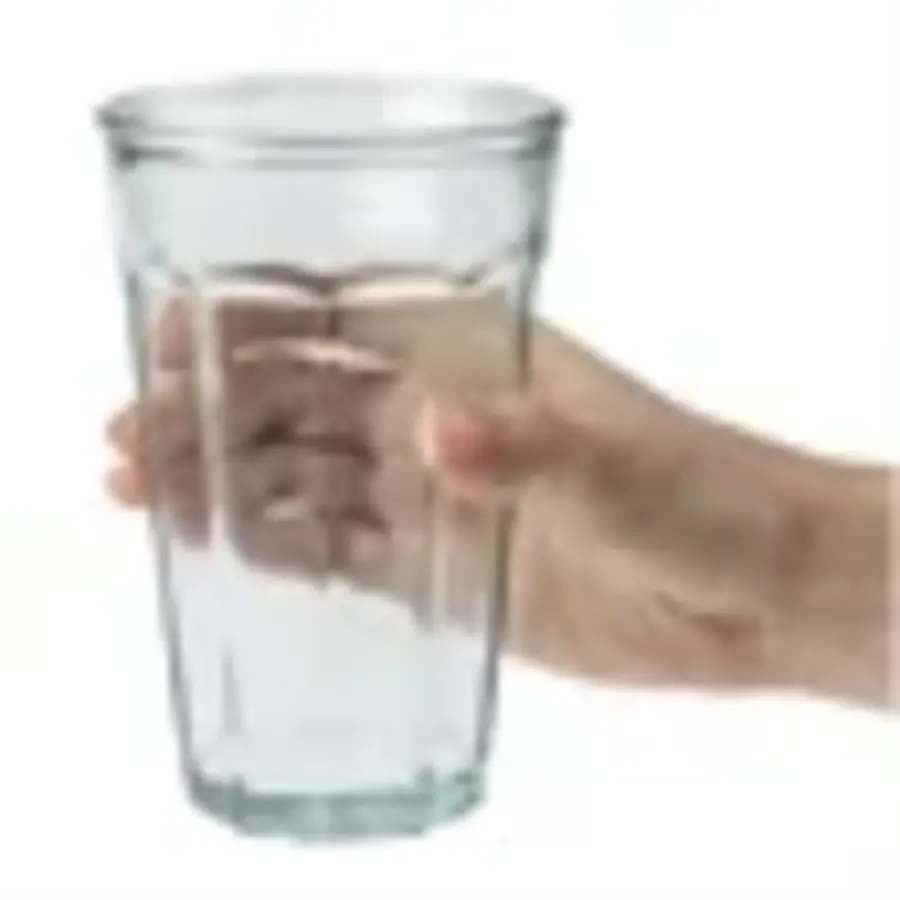 recycled glass orleans cups | 500ml | (pack of 6)