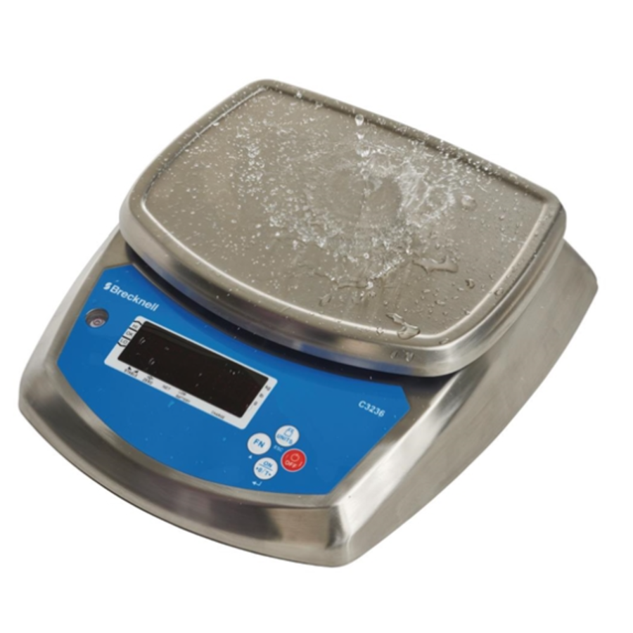 Balance 15kg | acier inoxydable | 11(h) x 29(l) x 33(p)cm