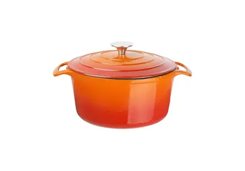  Vogue poêle à induction ronde orange | 20,5(Ø)cm | 3,2 L 