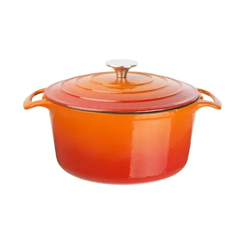  Vogue Vogue  | ronde inductie braadpan oranje  |20,5(Ø)cm  | 3,2L 