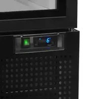 NC5000G Display Cooler with 2 doors | Black |1250W x 580D x 1327H mm