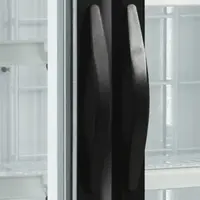 NF5000G Display freezer with 2 doors | Black | 1250 x 570 x 1331mm