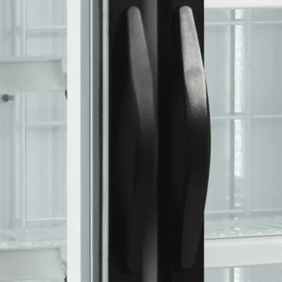 NF5000G Display vriezer met 2 deuren | Zwart | 1250 x 570 x 1331 mm