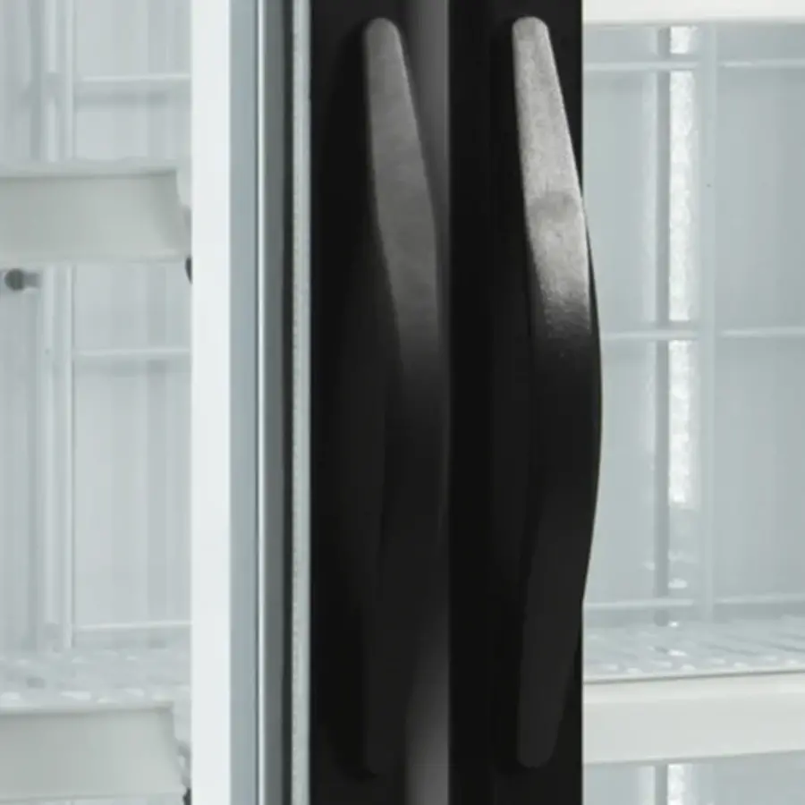NF5000G Gefriervitrine mit 2 Türen | Schwarz | 1250 x 570 x 1331 mm
