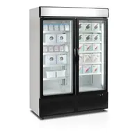 NF5000G Display freezer with 2 doors | Black | 1250 x 570 x 1331 mm
