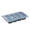 Araven Range-couverts gris foncé avec couvercle | 10(h)x32,5(l)x53(p)cm