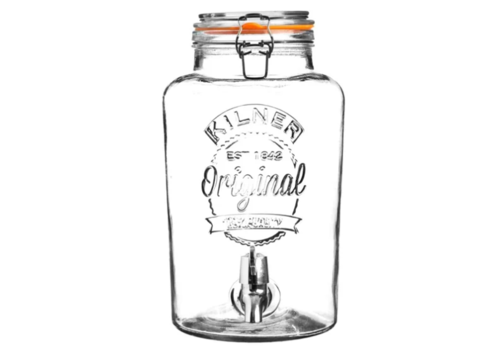  Distributeur de boissons à clip | 5L | Verre | 31,5(h)cm 